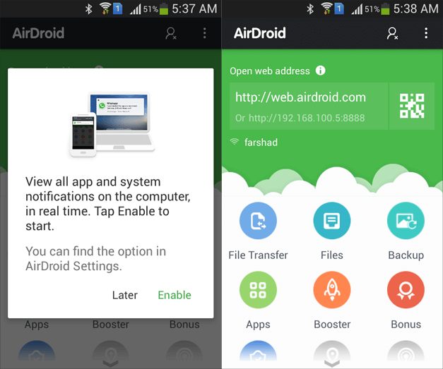 airdroid web download pc
