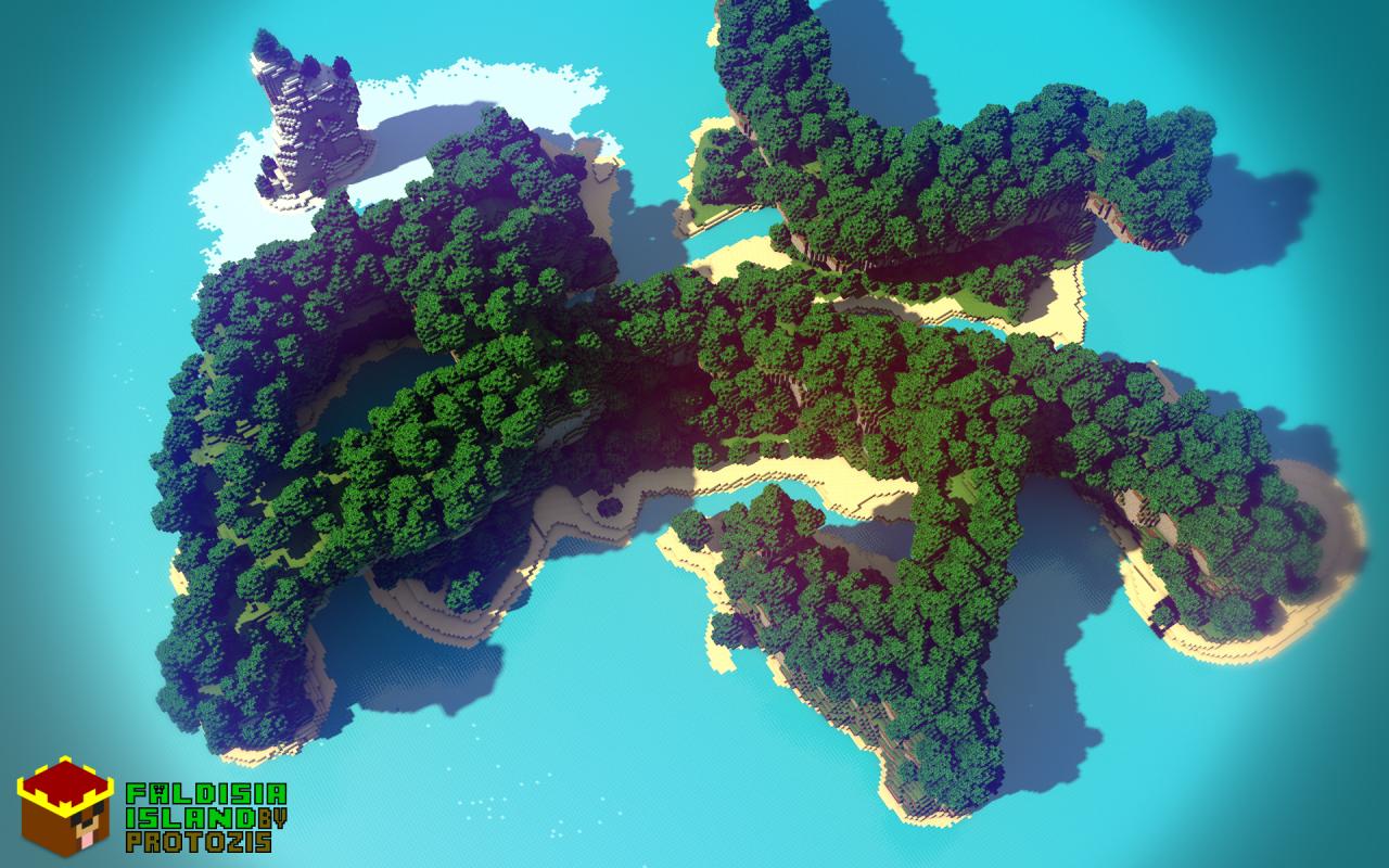 minecraft tropical island map download