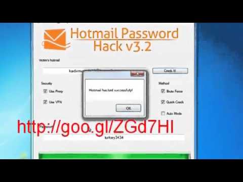 hotmail hacker password